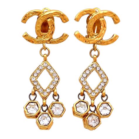 classic chanel earrings|original chanel earrings.